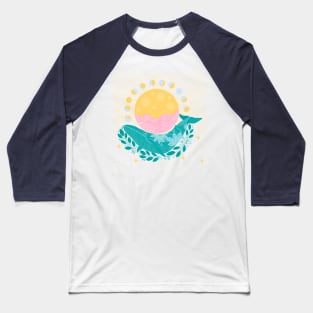 Mystic Whale Baseball T-Shirt